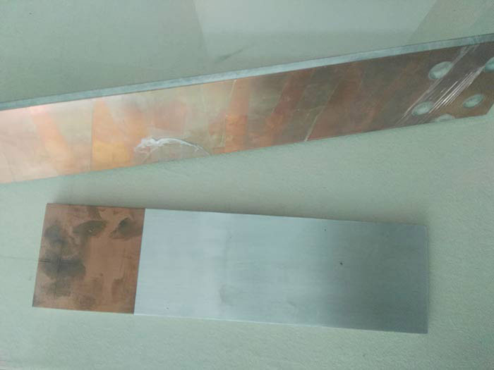 barra de ônibus bimetálica de alumínio de cobre